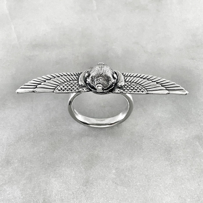 Winged Scarab Ring