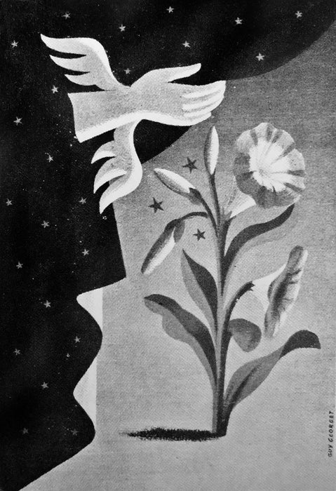 Guardian Angel Winged Hand Gold Necklace