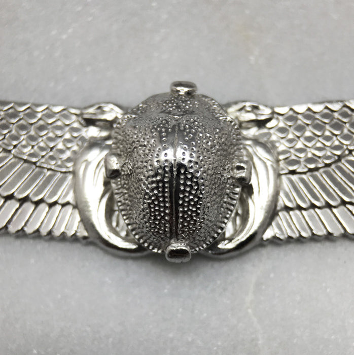 Winged Scarab Beetle Necklace